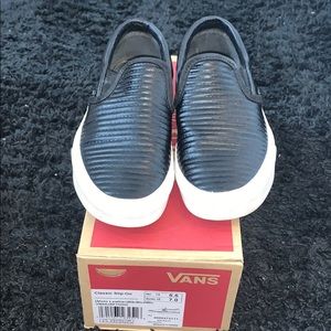 Vans Classic slip on (Moto leather)